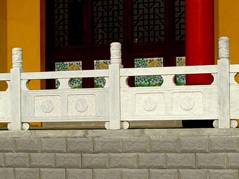 寺庙石栏杆
