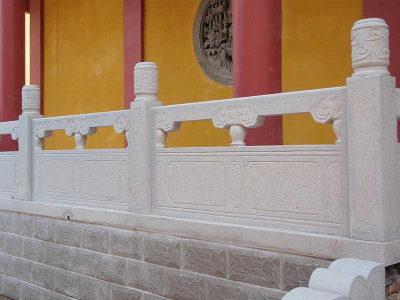 寺庙石栏杆